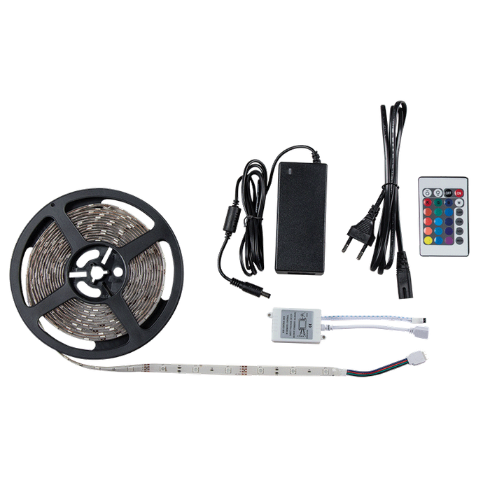 LED 5m RGB Striplight Kit