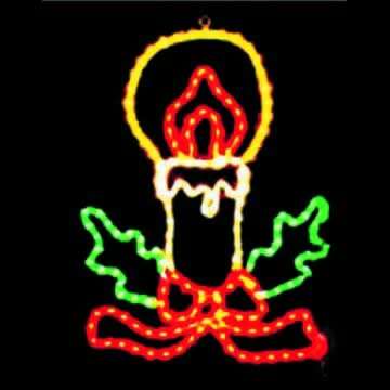 LED Christmas Lights - Candle Motif