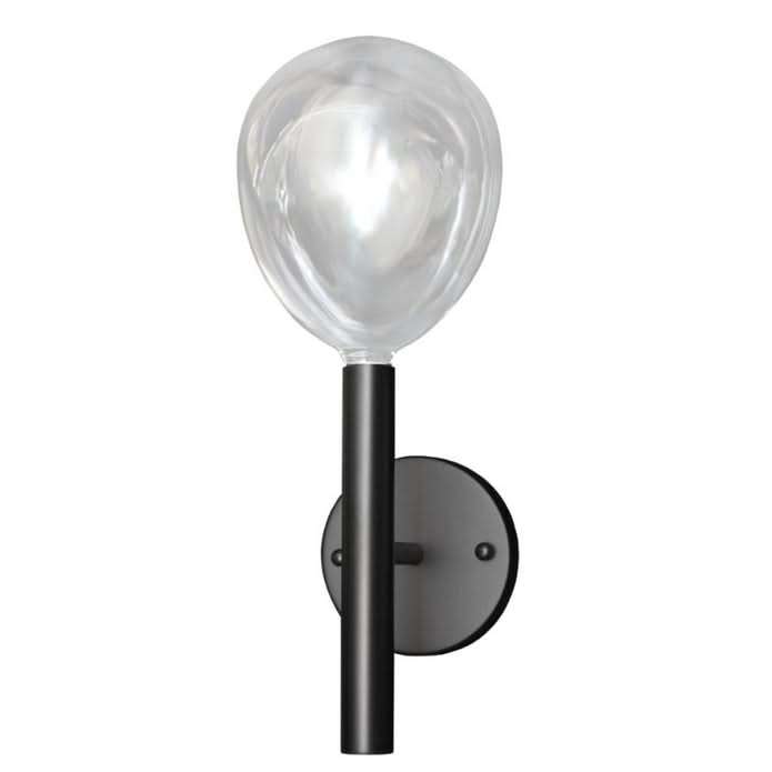 Black Raindrop LED Wall Light