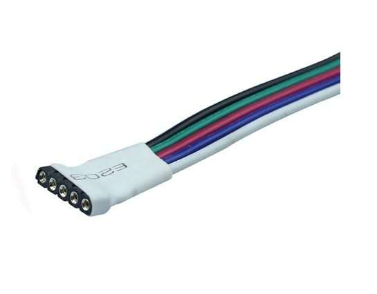 RGBW LED Strip Light Connectors (5-pin to wire)
