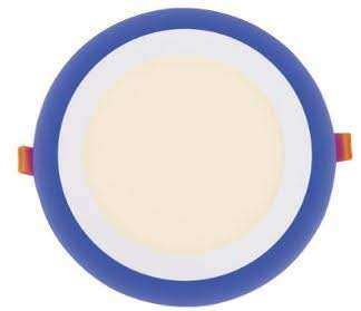 White + Blue LED Recessed Downlight