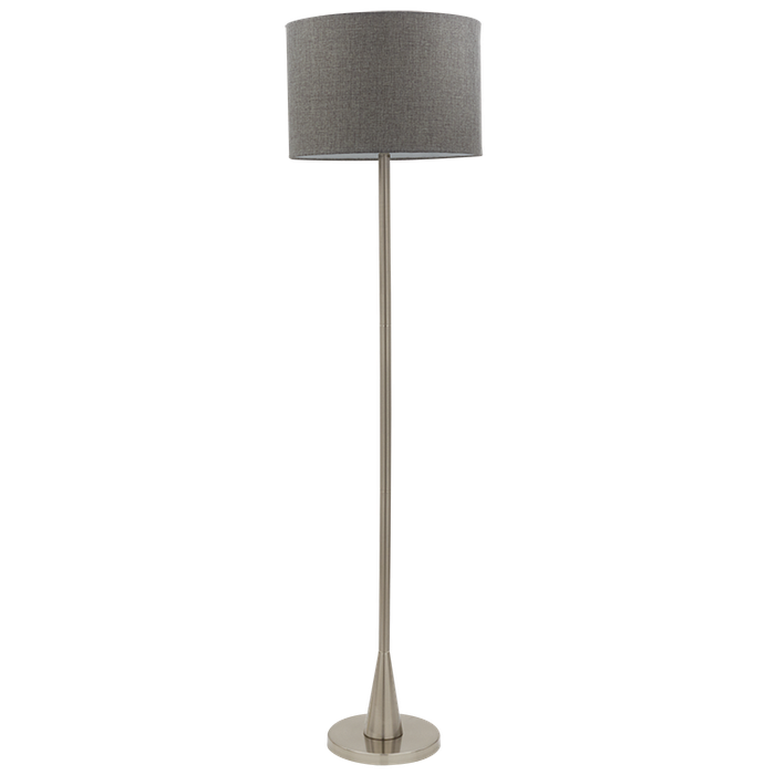 Satin Chrome Standing Floor Lamp