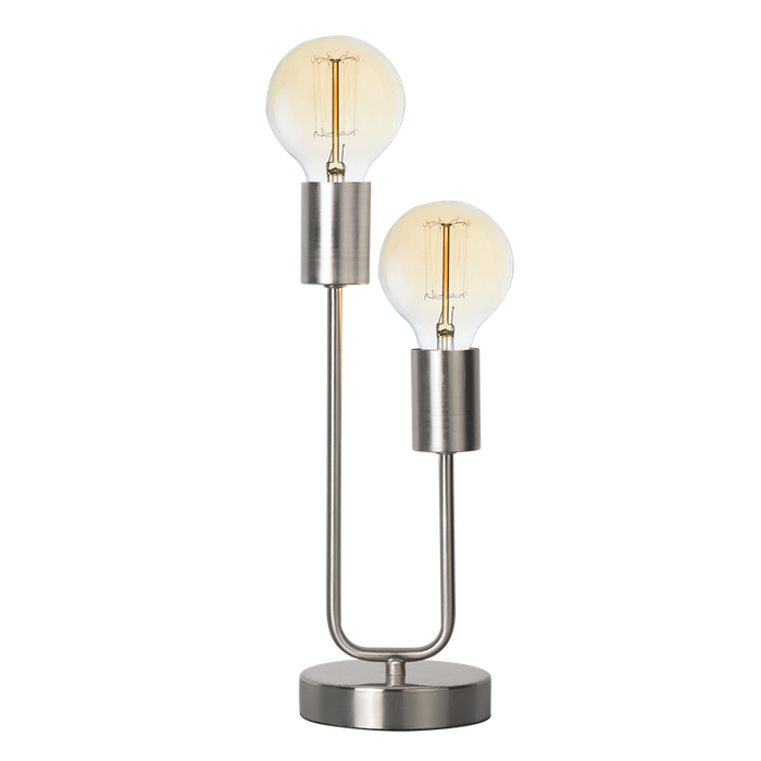 Hensel Satin Chrome Table Lamp