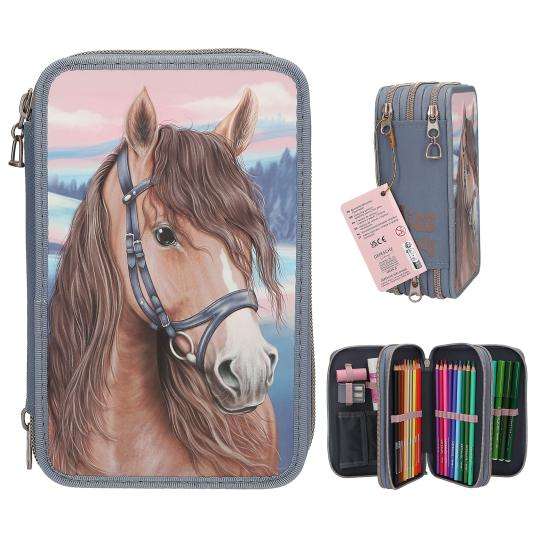 Miss Melody Triple Filled Pencil Case (3D Effect)