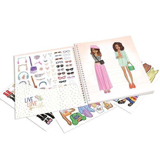 Top Model Dress Me Up Sticker Book (11 Sticker Sheets)