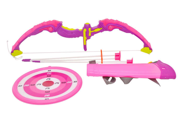 Pink Archery Set With Target