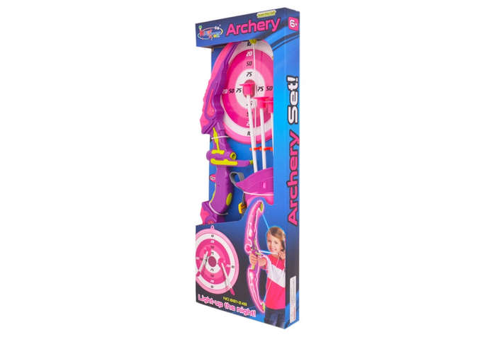 Pink Archery Set With Target