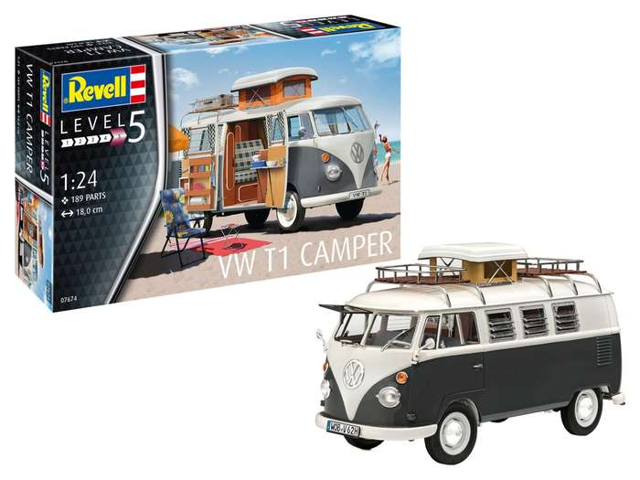 VW T1 Camper (scale 1 : 24)