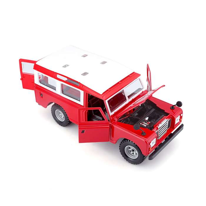 Land Rover Series II Red & White (scale 1 : 24)