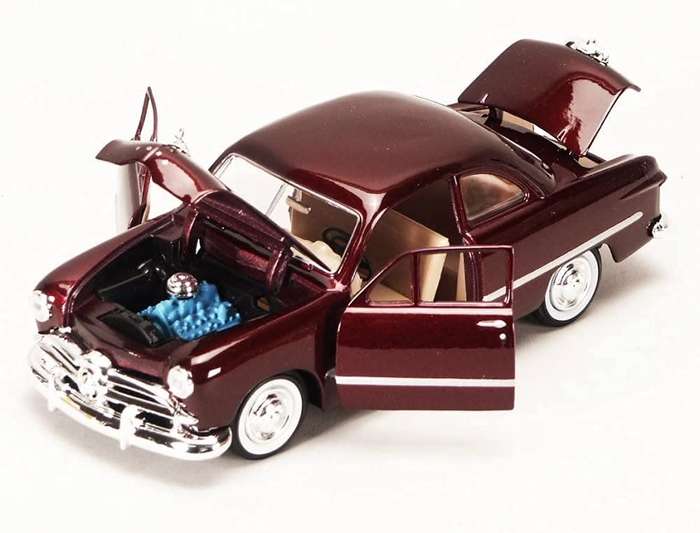 Ford Coupe Burgundy 1949 (scale 1 : 24)