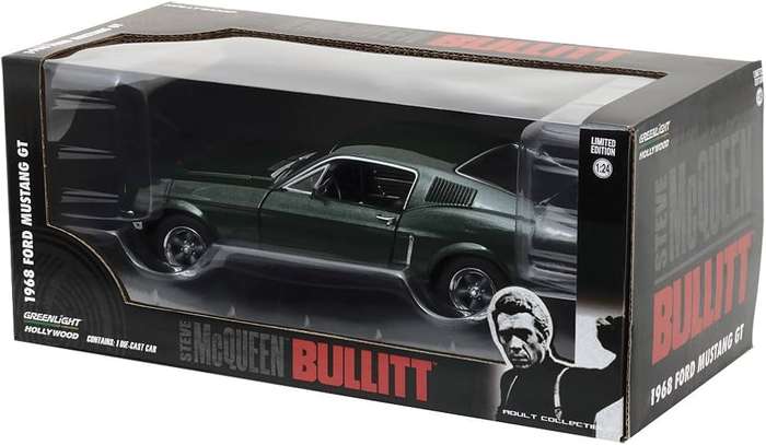 Ford Mustang GT Fastback Bullitt 1968 Green (scale 1 : 24)