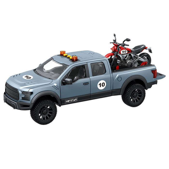 City Police Pick Up & Motorcycle 53cm