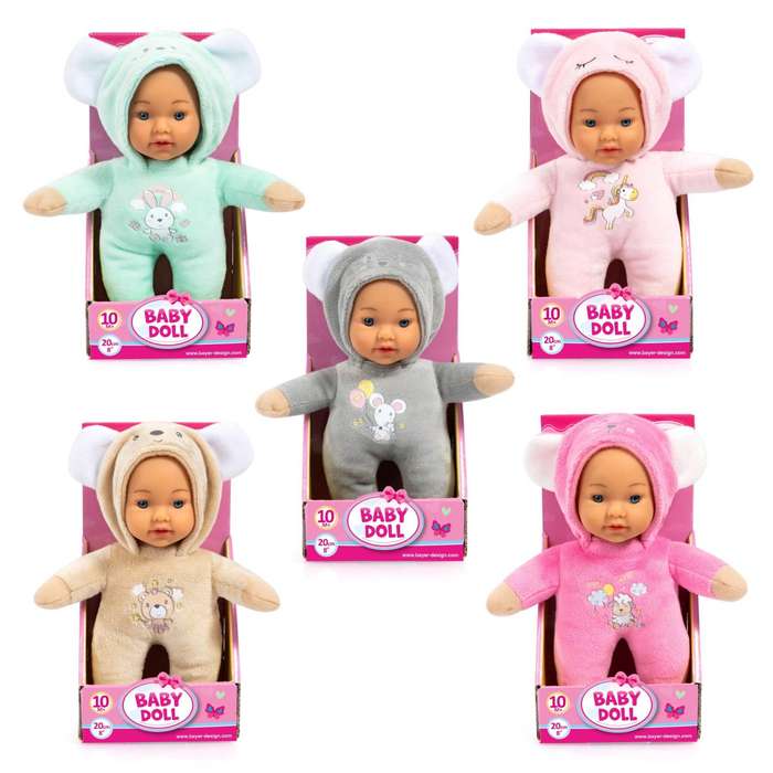 Soft Baby Doll 20cm Assorted (Bayer)