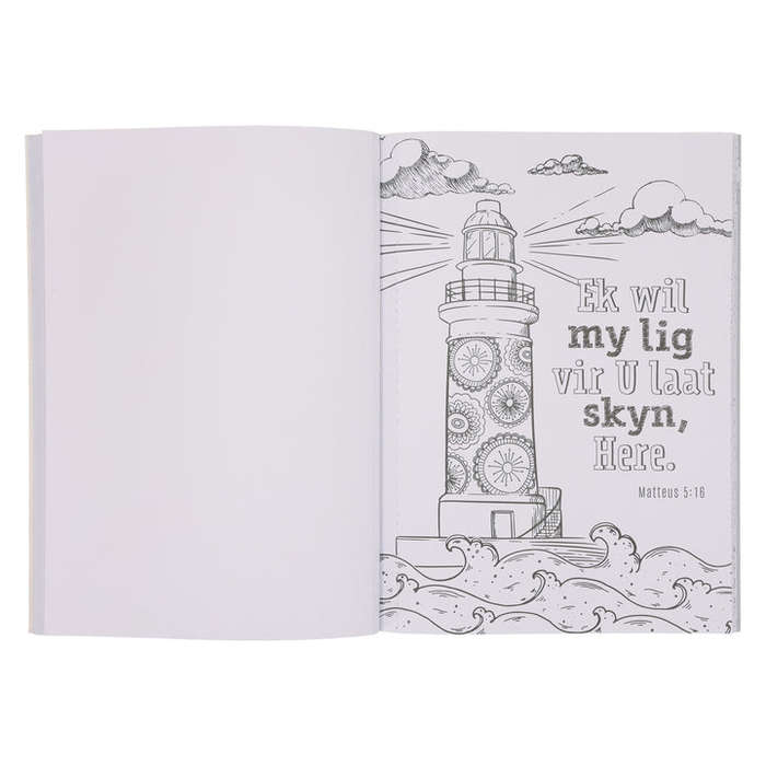 Adult Colouring Book - Dankie! (Boek vir Dogters)