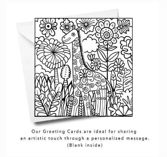 Greeting Card - Garden Gala 155 x 155mm