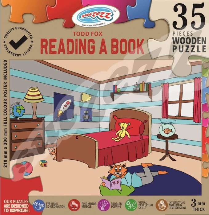 Puzzle 35pc Todd Fox Reading A Book
