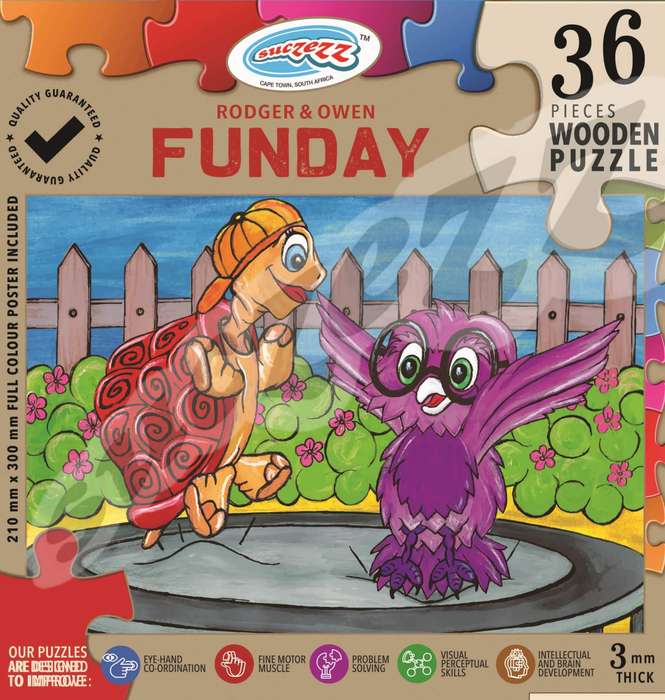 Puzzle 36pc Roger & Owen Funday (Wooden)