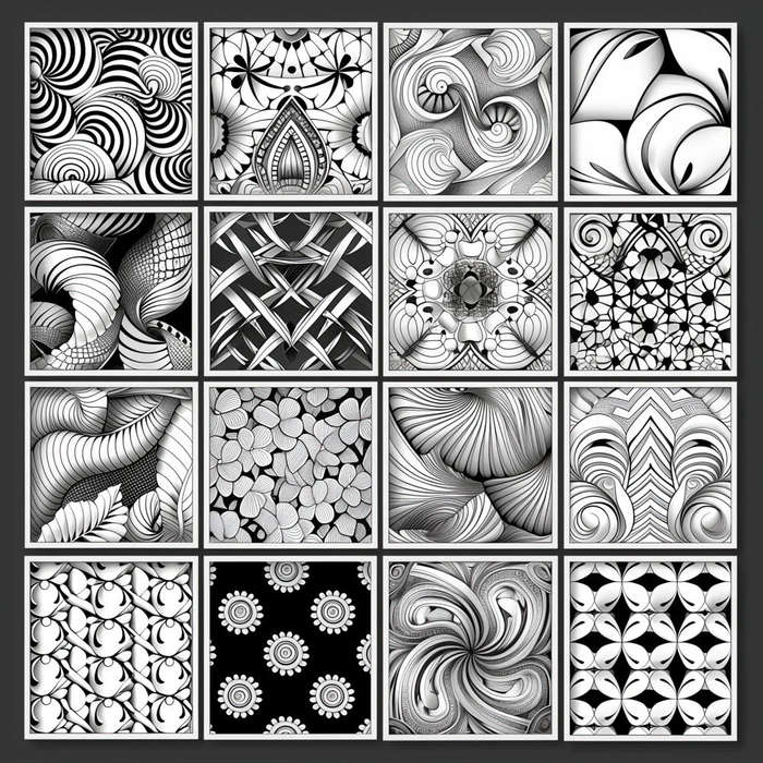 Fine Art - Geometric Harmony 300 x 300mm