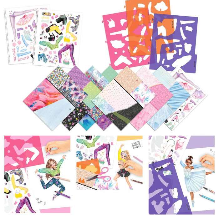 Top Model Dance Colouring Book