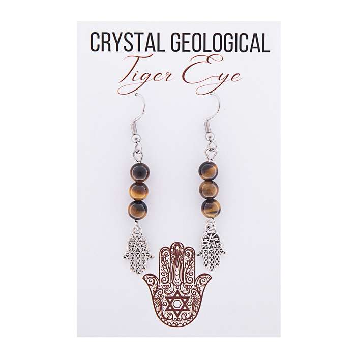 Assorted Tiger Eye Earring Pair