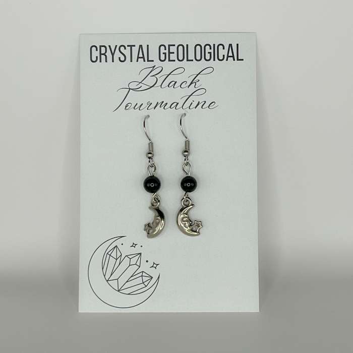 Assorted Black Tourmaline Earring Pairs