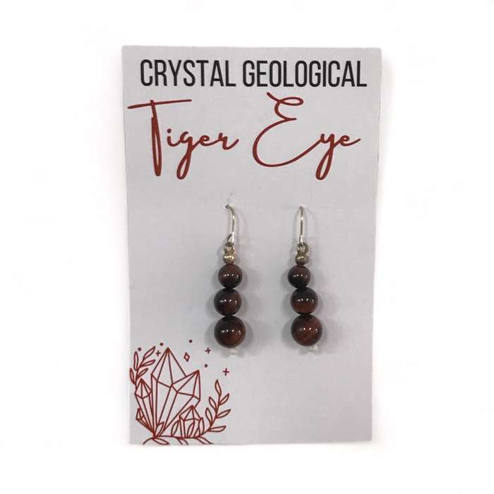 Assorted Tiger Eye Earring Pair