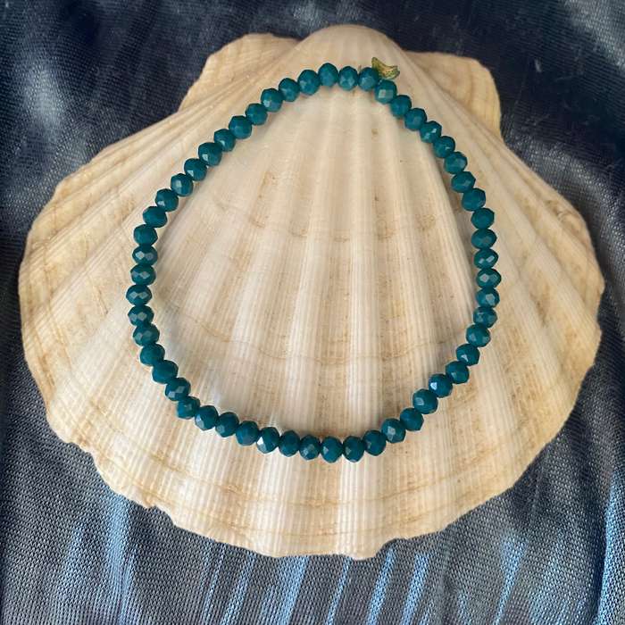 Faceted Glass Beaded Bracelets