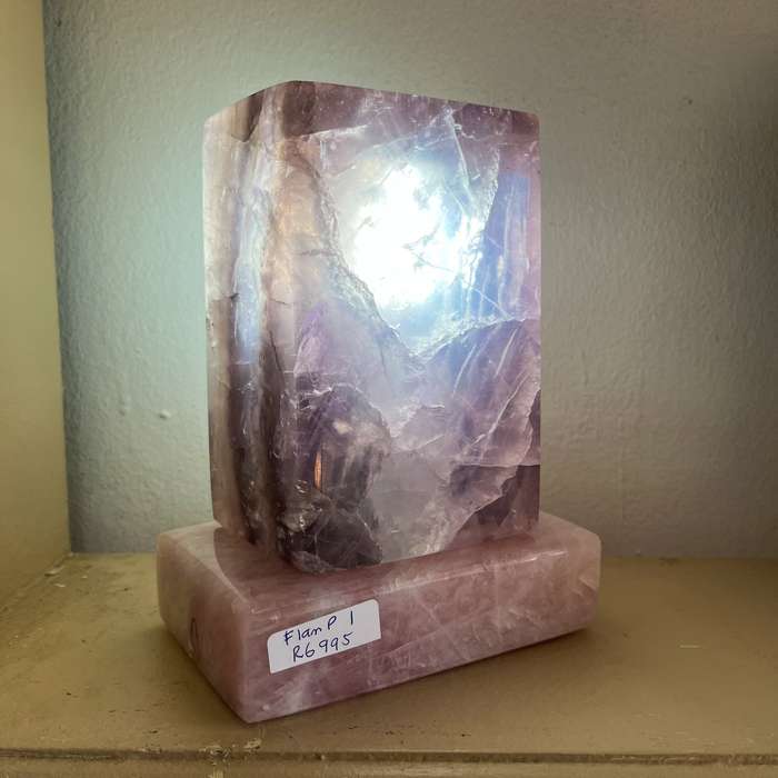 Fluorite Fully Polished Lamp
