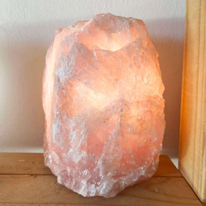 Rose Quartz Lamp
