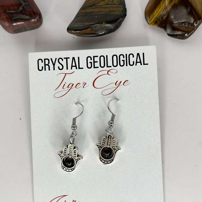 Assorted Tiger Eye Earring Pair