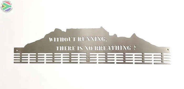 Table mountain 3 options of Motivational sayings 72 tier medal hanger
