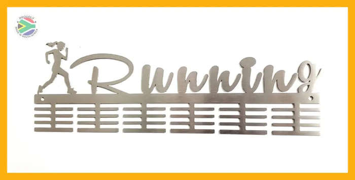 Running lady 48 tier medal hanger