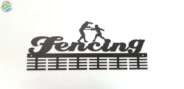 Fencing 48 tier medal hanger