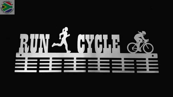Lady Run Cycle 48 tier medal hanger