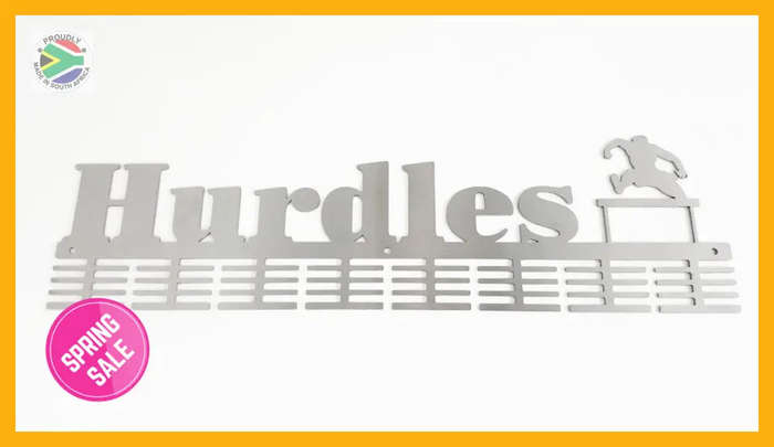 Hurdles 64 tier medal hanger