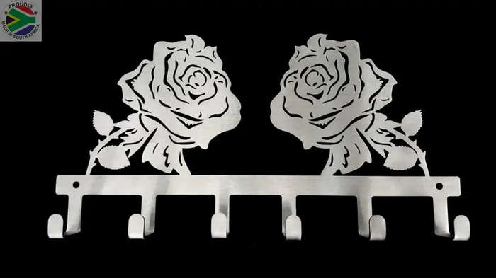 Rose Flower Key Hook