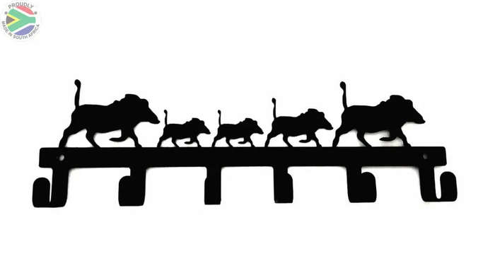 Warthog Family 6 hook key hook