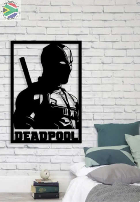 Deadpool Superhero Wall art (Made-To-Order)