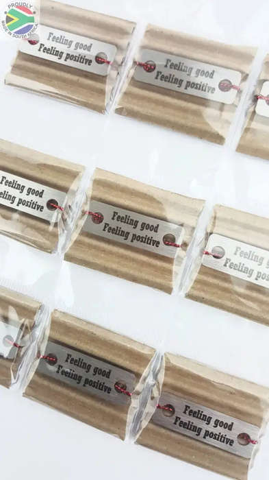 Feeling good feeling positive Individual Shoelace Tag