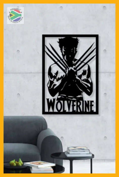 Wolverine Superhero Wall Art (Made-To-Order)