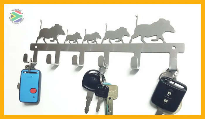 Warthog Family 6 hook key hook