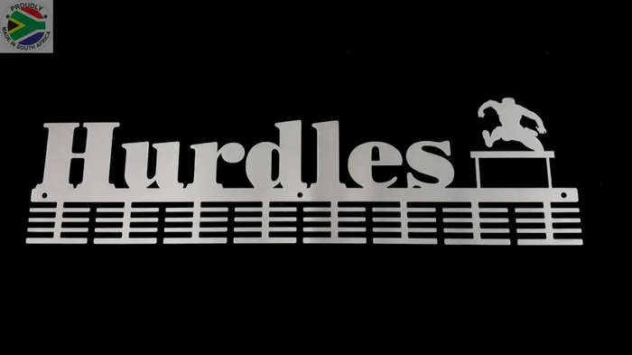 Hurdles 64 tier medal hanger