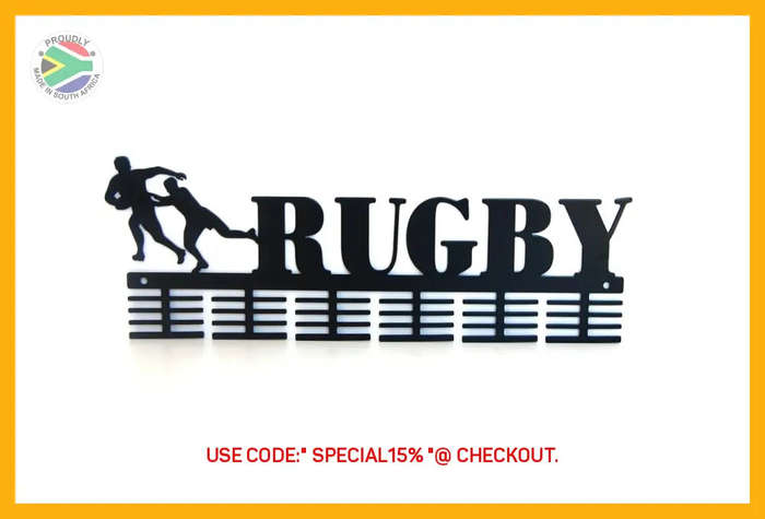 Rugby 48 tier medal hanger