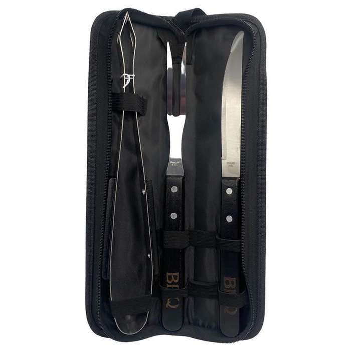 3 Piece Stainless Steel Braai Utensil Set