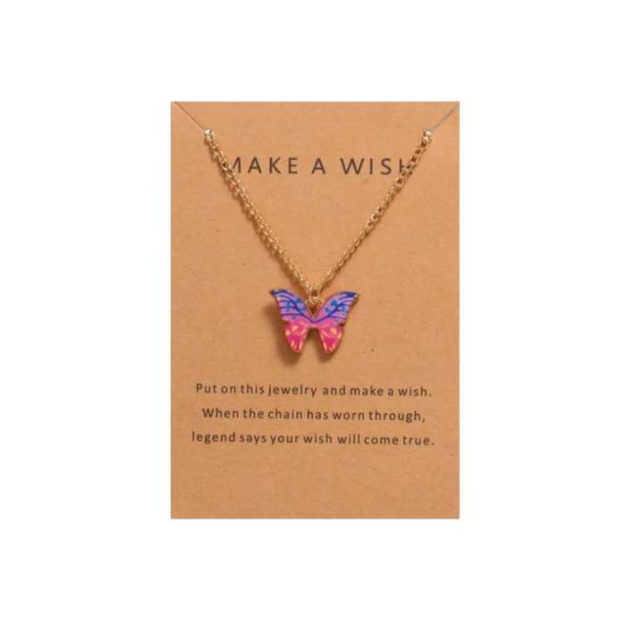 Make A Wish Butterfly Necklace