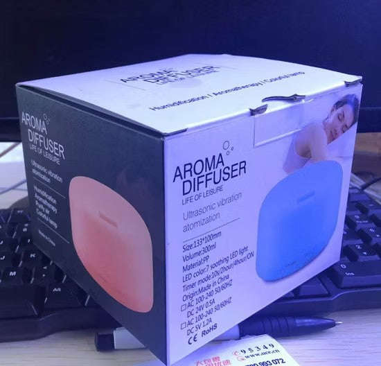 LARGE 300ml Air Humidifier Essential Oil Diffuser with Colorful Night Lights