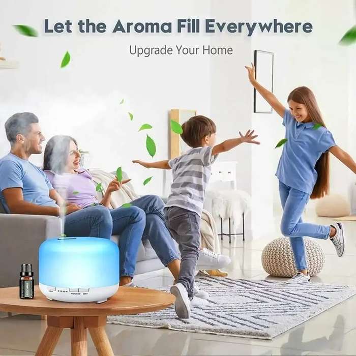 LARGE 300ml Air Humidifier Essential Oil Diffuser with Colorful Night Lights