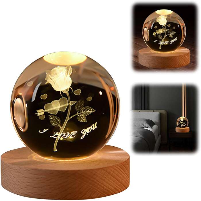 Crystal Ball LED Luminous Night Light