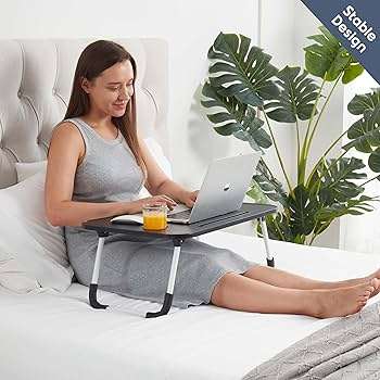 Portable Foldable Laptop Desk for Bed & Sofa