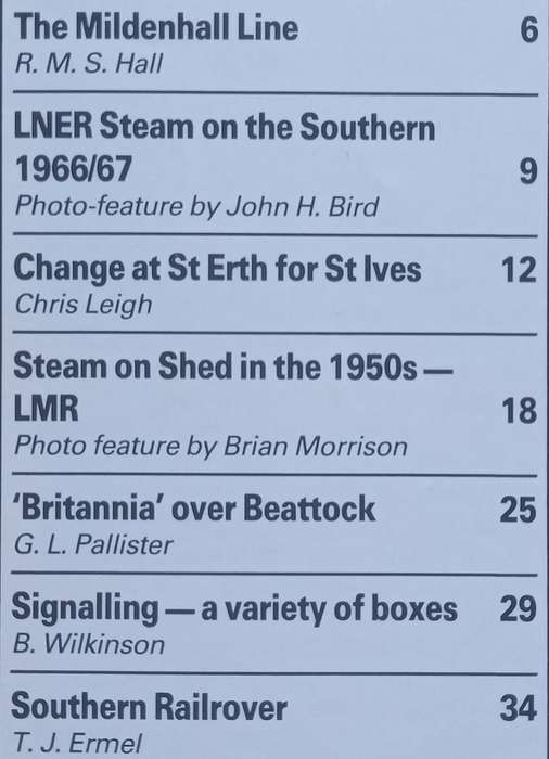 Steam Days (July-September 1987)